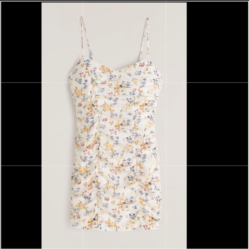 Abercrombie and Fitch White Floral Sundress